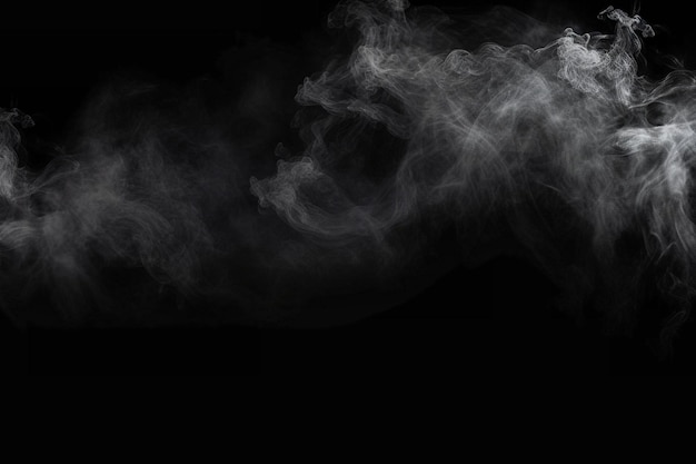 smoke rises from a black floor