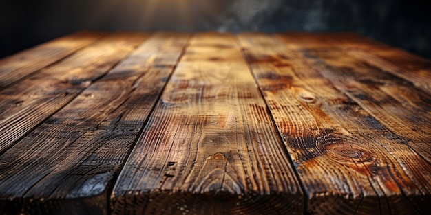 smoke rises from a wooden table creating a mysterious scene