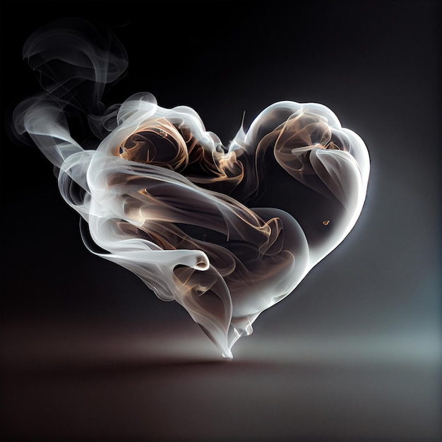 Smoke Shaped Heart