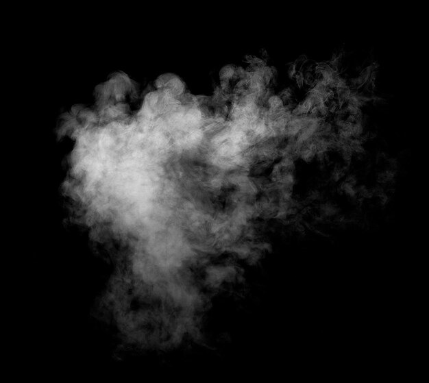 smoke steam fog air background shape black