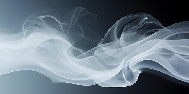 Photo smoke texture abstract white smoke background