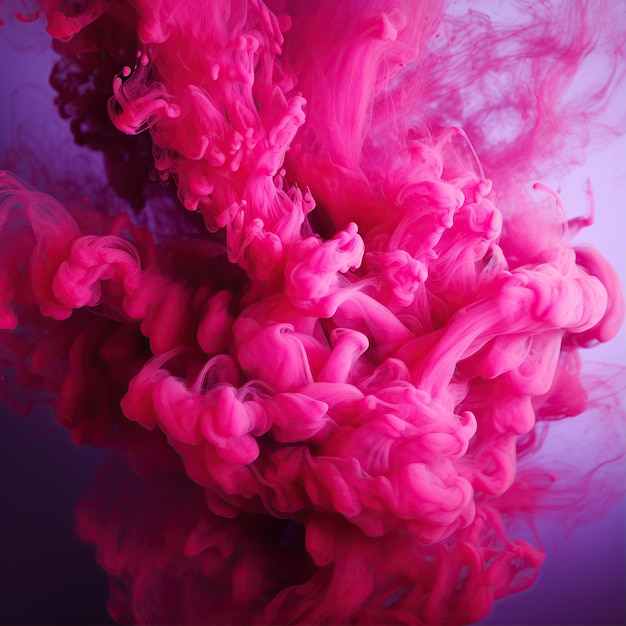 smoke of Viva Magenta color