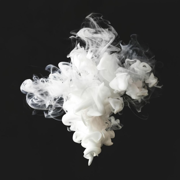 Photo smoke white green smoke image background