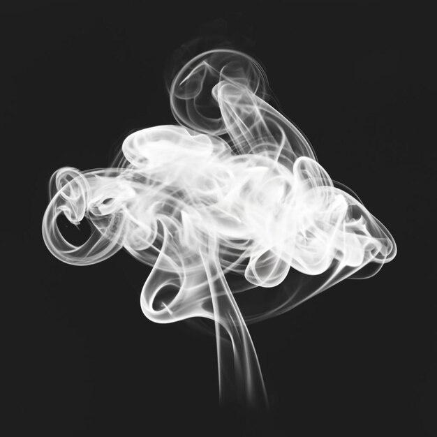 Photo smoke white green smoke image background