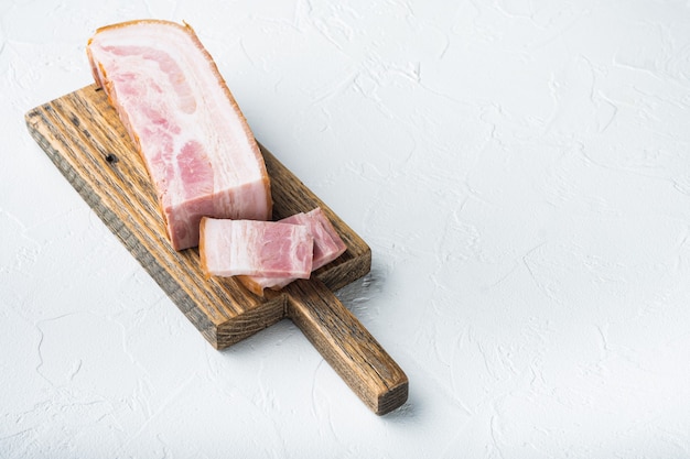 Pancetta affumicata, intera lastra.