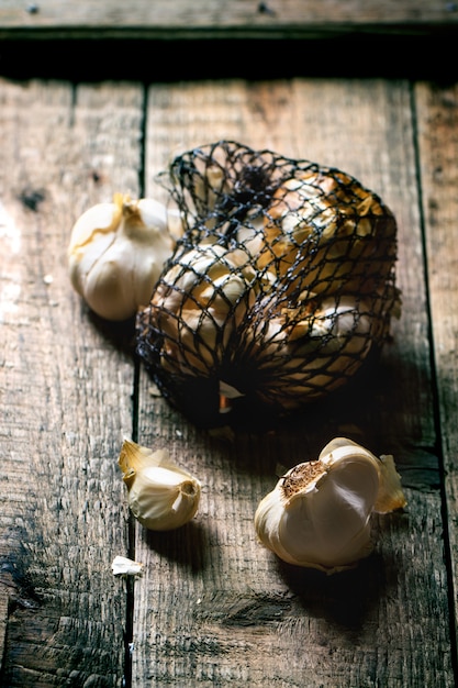 Smoked garlic