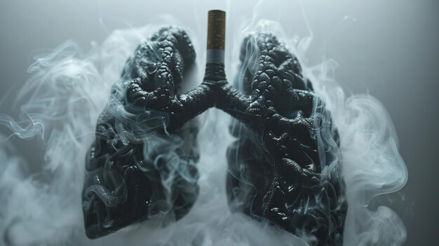 Smoking affects your lungs