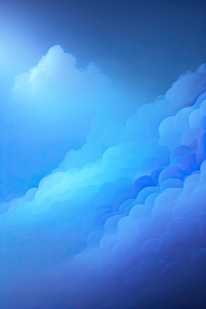 Smoky blue background