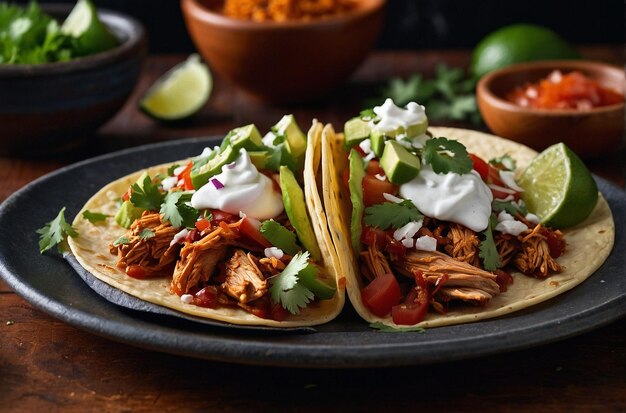 Smoky Chipotle Chicken Tinga Tacos