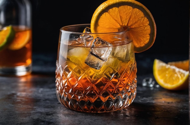 Smoky Mezcal Cocktail with Charred Citrus