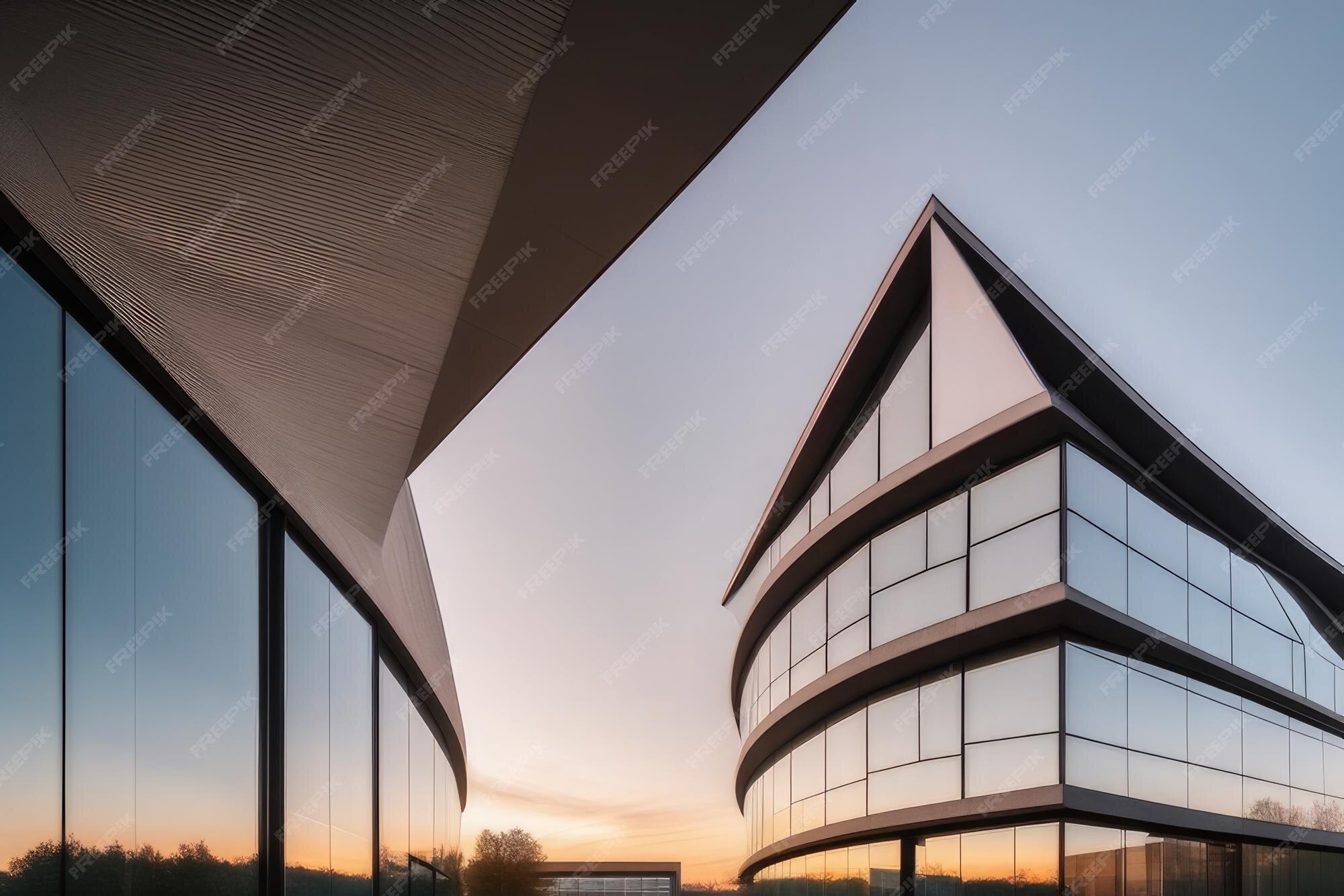 Premium AI Image The smooth angles and emphasized geometric elements