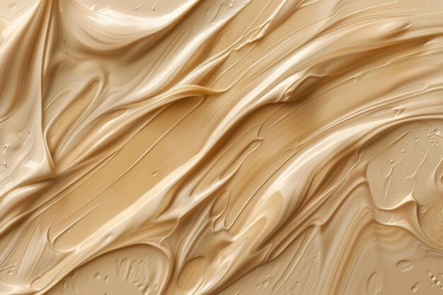 Smooth beige liquid foundation creates high quality background image