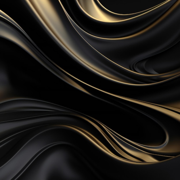 smooth black liquid vector background