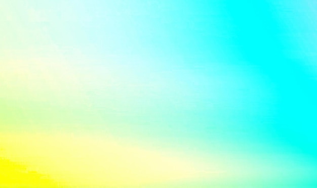 Smooth blue and yellow gradient banner background