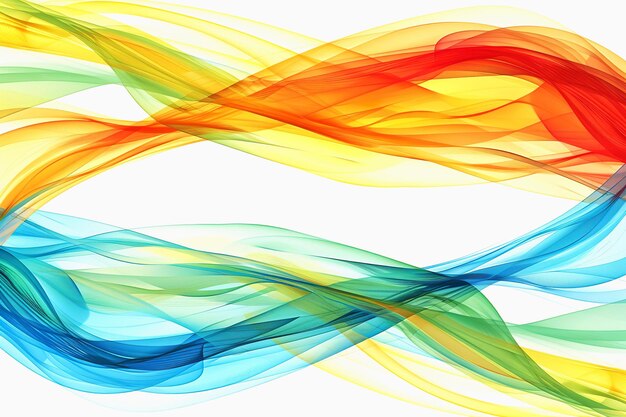 Smooth colorful wavy background abstract wavy fluid background