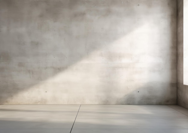 Smooth concrete wall texture with light shadows