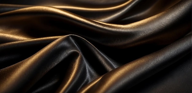Фото Гладкая элегантная коричневая шелковая или атласная текстура может использоваться в качестве абстрактного фона роскошный фон