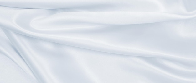 Гладкая элегантная серая шелковая или атласная роскошная ткань в качестве свадебного фона Роскошный дизайн фона