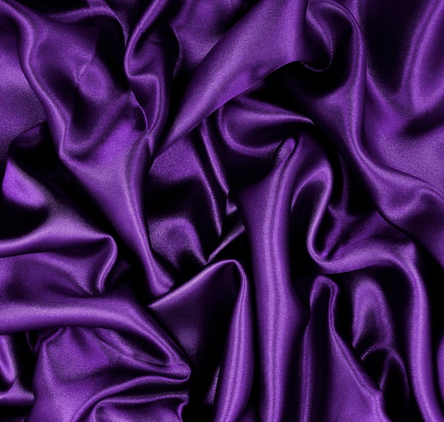 Photo smooth elegant lilac silk or satin luxury cloth texture as abstract background