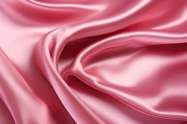 滑らかなエレガントなピンクのシルクまたはサテン質感を背景として使用できます
