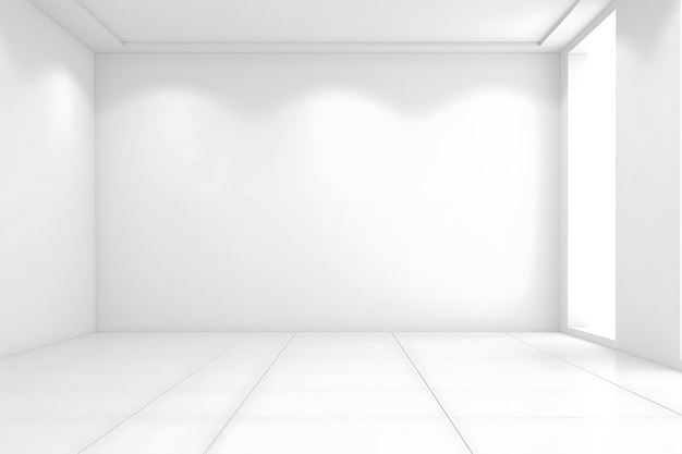 Smooth and empty minimal white neumorphic wallpaper for presentation