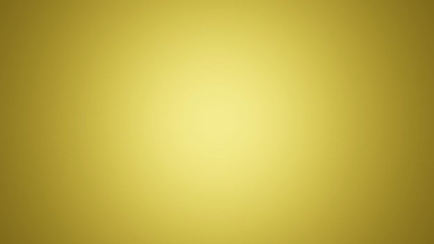 Smooth gold surface 3D Rendering