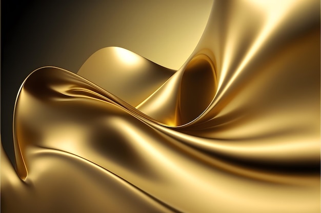 Smooth golden textured material background