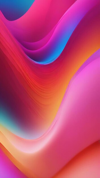 Smooth gradient background vivid blurred colorful wallpaper