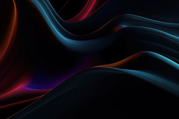 Smooth gradient black background