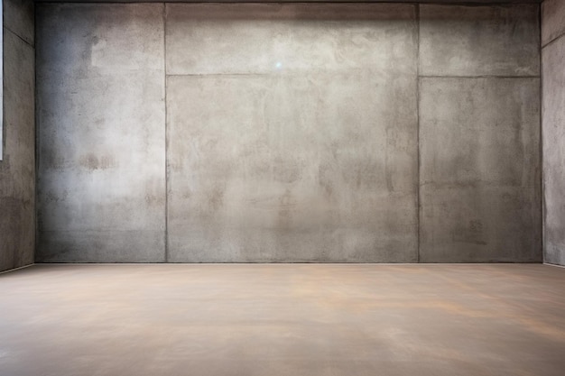 滑らかな灰色のコンクリートの壁の背景