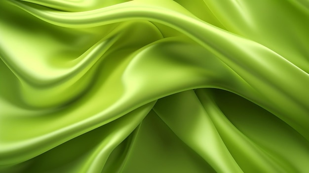 Smooth lime green honorable influencing silk establishment Creative resource AI Generated