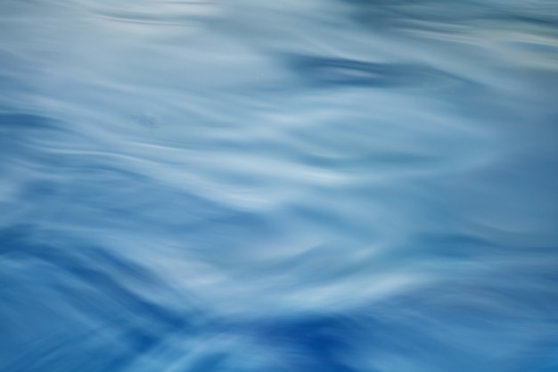 The smooth natural blue water background 