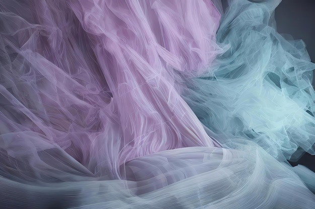 Smooth Silk Background with Artistic Pastel Color Flow and Abstract PatternxA