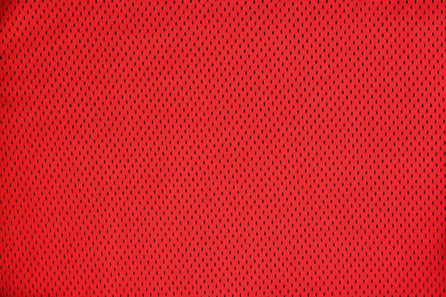 Smooth texture bright red mesh fabric background