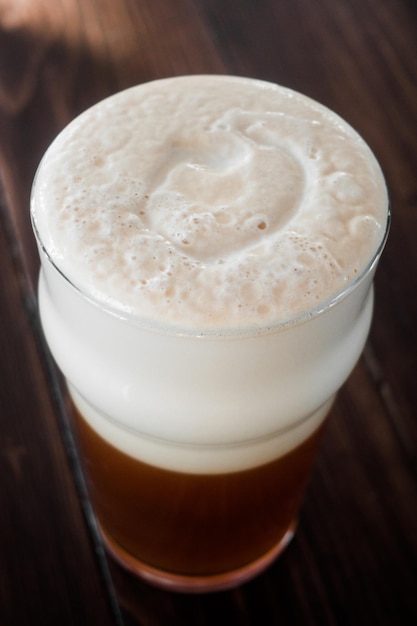 Smooth Unctuous Creamy Home Brew Douple IPA Beer Froth Details