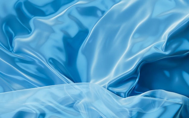 Smooth wave cloth background 3d rendering