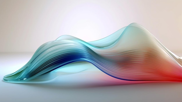 Smooth wave high transparency delicate lines super strong glass texture high detail smooth wave