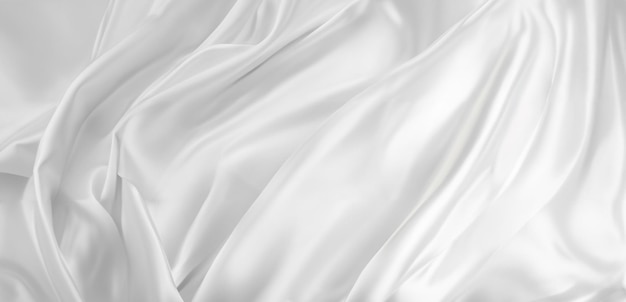 smooth white silk fabric texture background