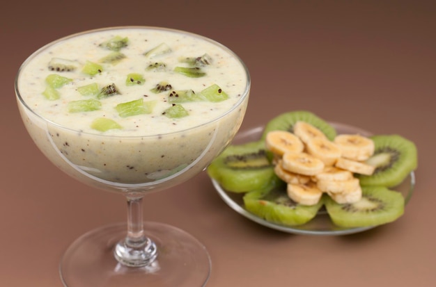 Smoothie banana and kiwi