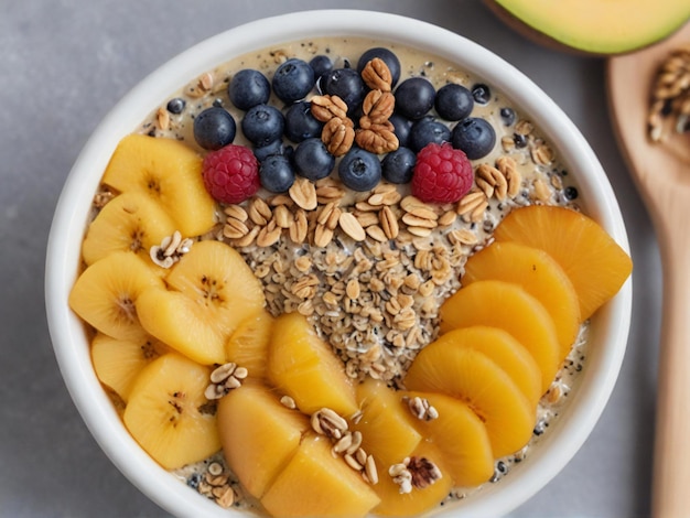 The smoothie is a bright pink color and is served in a coconut shell