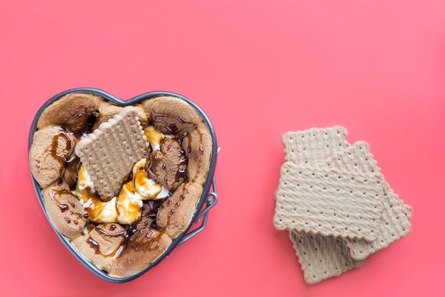 Smores dip voor romantische dag