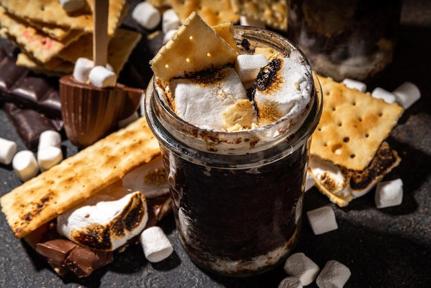 Десерт из кружки Smores