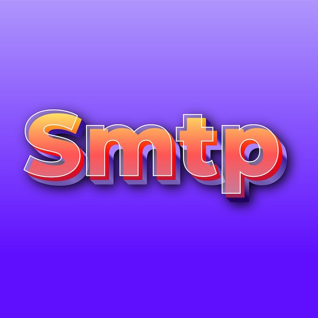 SmtpText 効果 JPG グラデーション紫色の背景カード写真