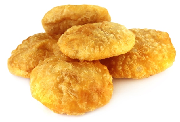 Snacks of flour with lentils named as Dalpuri in Bangladesh