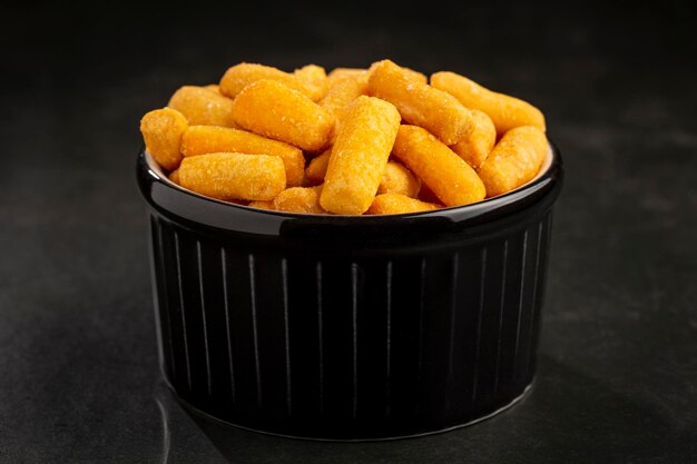 Snacks in ramekin on the table