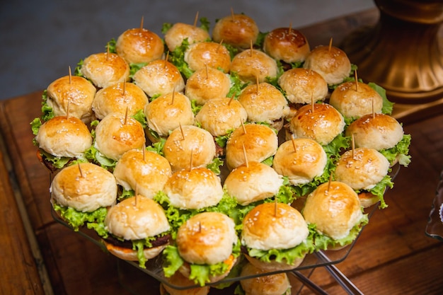 Snacks voor evenementen heerlijk eten voor evenementen mini snacks hamburgers