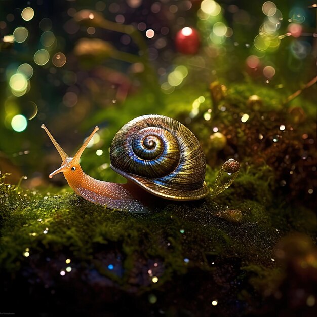 Photo snail illustration