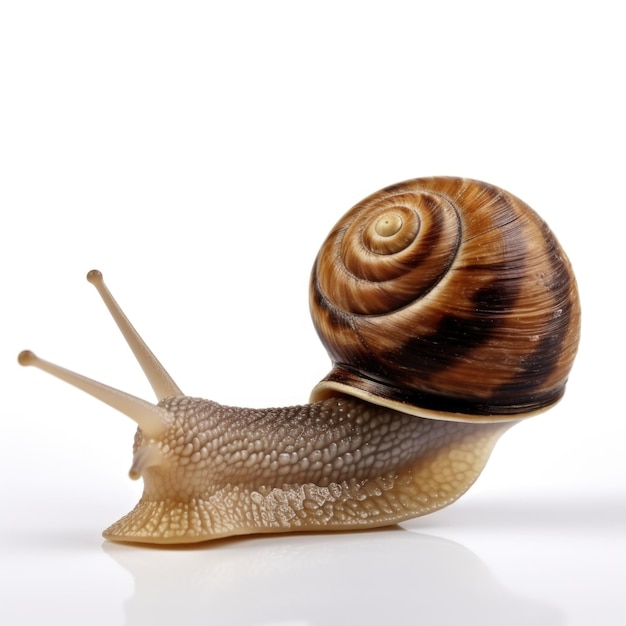 Snailling Young snail isolated Generative AI