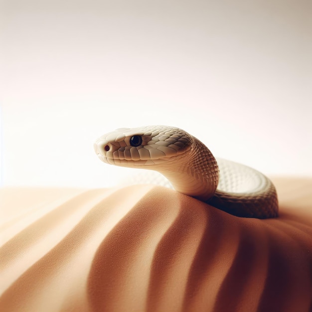 Snake in the desert