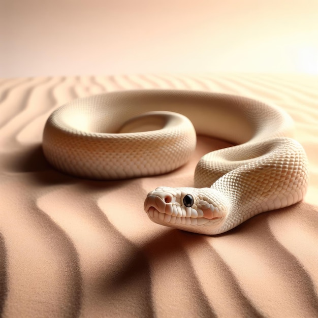 Snake in the desert